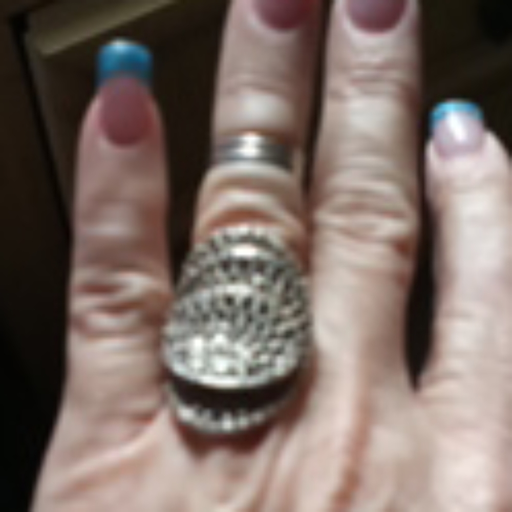 Marcasite ring Sterling silver